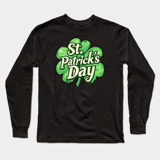 green shamrock Long Sleeve T-Shirt